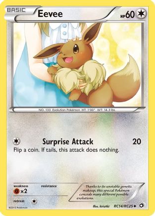 Eevee RC14/113 - Legendary Treasures Radiant Collection Holofoil