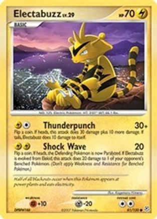 Electabuzz 81/130 - Diamond and Pearl Reverse Holofoil
