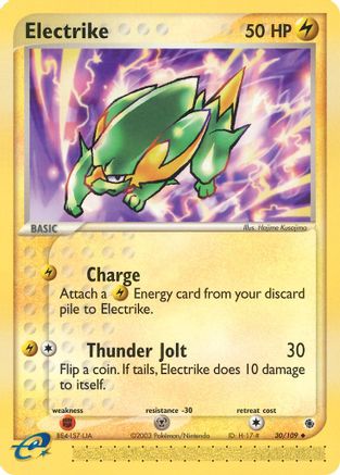 Electrike - 30/109 30/109 - Ruby and Sapphire Reverse Holofoil