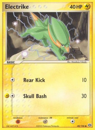 Electrike - 048/106 48/106 - Emerald Reverse Holofoil