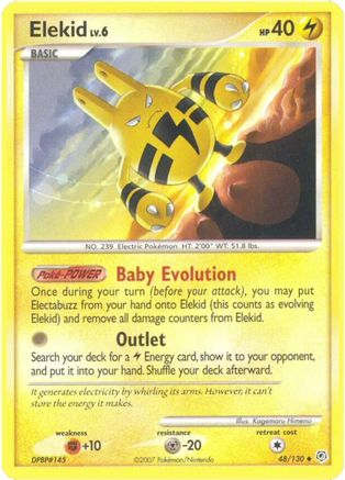 Elekid 48/130 - Diamond and Pearl Reverse Holofoil