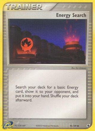 Energy Search 90/109 - Ruby and Sapphire Reverse Holofoil