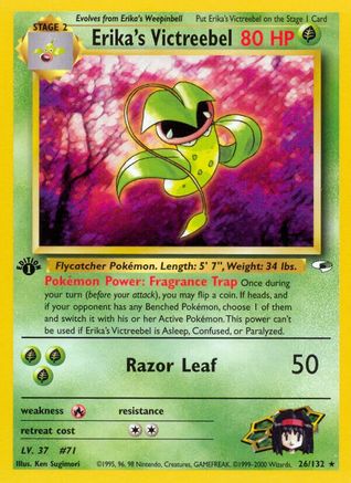 Erika's Victreebel 26/132 - Gym Heroes 1st Edition