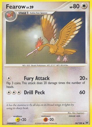 Fearow 36/100 - Majestic Dawn