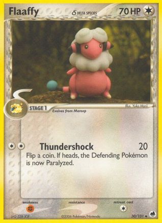 Flaaffy (Delta Species) 30/101 - Dragon Frontiers Reverse Holofoil