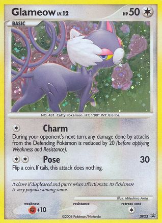 Glameow - DP23 DP23/56 - Diamond and Pearl Promos Holofoil