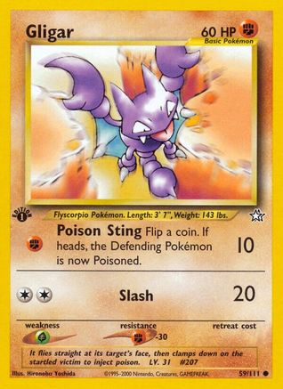 Gligar 59/111 - Neo Genesis Unlimited
