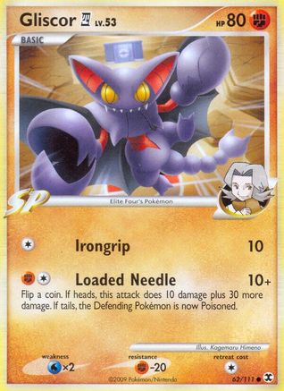 Gliscor E4 62/111 - Rising Rivals Reverse Holofoil