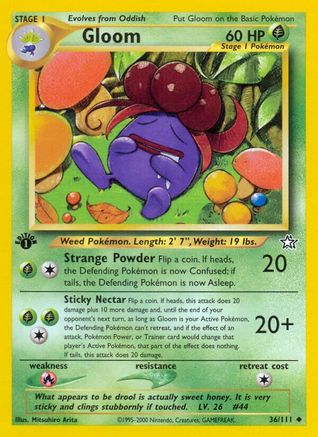 Gloom 36/111 - Neo Genesis 1st Edition