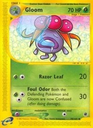 Gloom 78/165 - Expedition Reverse Holofoil