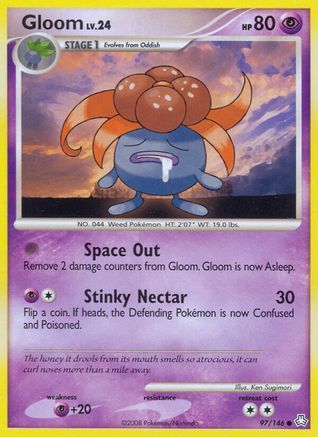 Gloom (97) 97/146 - Legends Awakened Reverse Holofoil