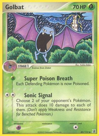 Golbat 43/113 - Delta Species Reverse Holofoil