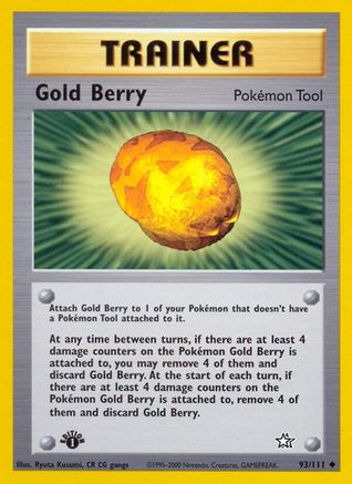 Gold Berry 93/111 - Neo Genesis Unlimited