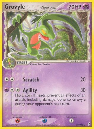 Grovyle (Delta Species) 19/100 - Crystal Guardians