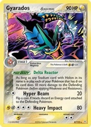 Gyarados (Delta Species) 8/110 - Holon Phantoms Holofoil