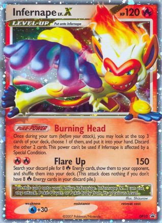 Infernape LV.X - DP10 DP10/56 - Diamond and Pearl Promos Holofoil