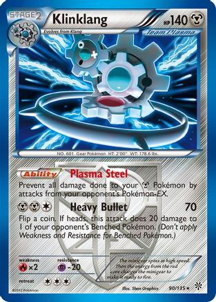Klinklang (Team Plasma) 90/135 - Plasma Storm Reverse Holofoil