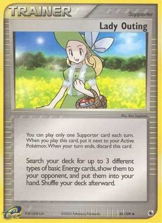 Lady Outing 83/109 - Ruby and Sapphire Reverse Holofoil