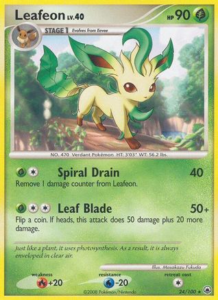 Leafeon (24) 24/100 - Majestic Dawn