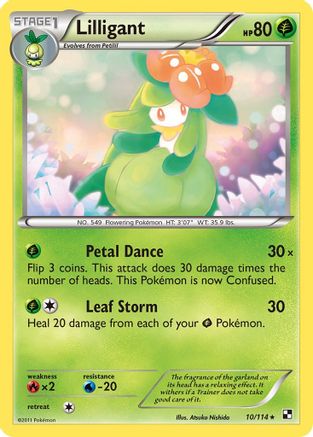 Lilligant 10/114 - Black and White