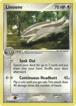 Linoone 3/10 - EX Trainer Kit 1 Latias & Latios