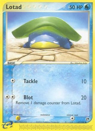 Lotad - 67/100 67/100 - Sandstorm Reverse Holofoil