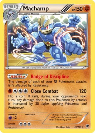 Machamp (49) 49/101 - Plasma Blast Holofoil