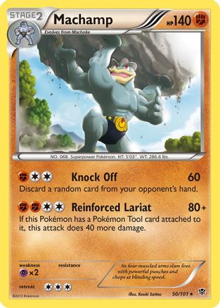 Machamp (50) 50/101 - Plasma Blast Reverse Holofoil