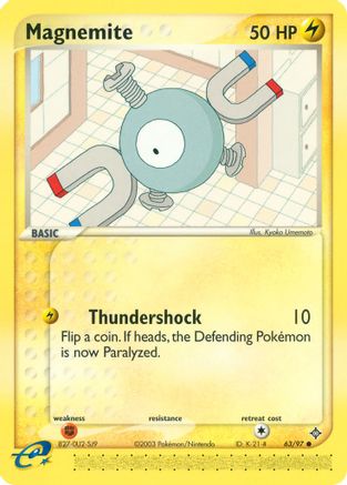 Magnemite - 63/97 63/97 - Dragon