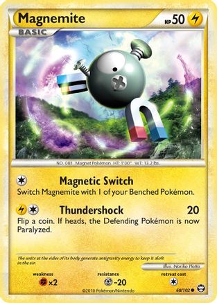 Magnemite 68/102 - Triumphant Reverse Holofoil