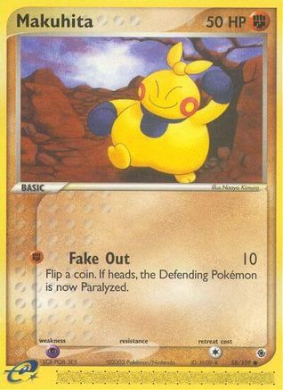 Makuhita - 58/109 58/109 - Ruby and Sapphire Reverse Holofoil