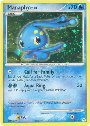 Manaphy 9/130 - Diamond and Pearl Holofoil