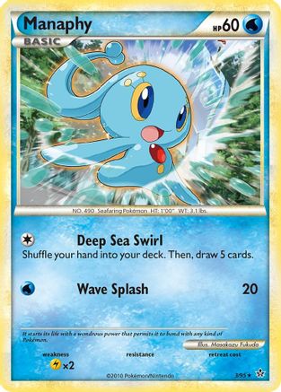 Manaphy 3/95 - Unleashed Reverse Holofoil