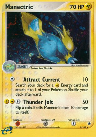 Manectric - 9/109 9/109 - Ruby and Sapphire Holofoil