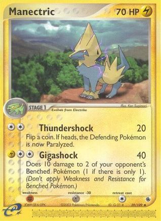 Manectric - 39/109 39/109 - Ruby and Sapphire Reverse Holofoil