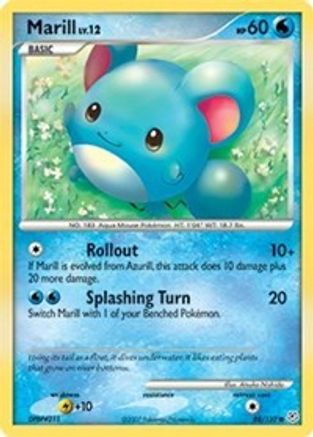 Marill 88/130 - Diamond and Pearl Reverse Holofoil