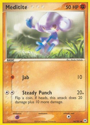 Meditite - 66/101 66/101 - Hidden Legends Reverse Holofoil