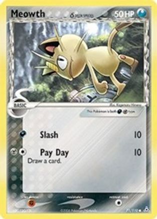 Meowth (Delta Species) 71/110 - Holon Phantoms Reverse Holofoil