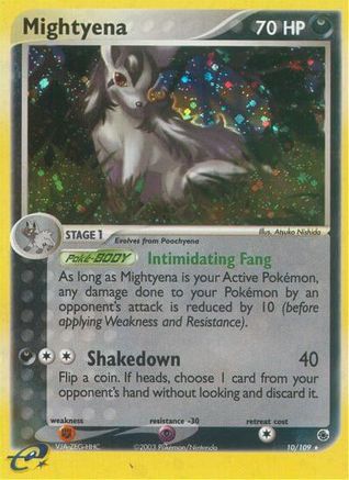 Mightyena - 10/109 10/109 - Ruby and Sapphire Holofoil