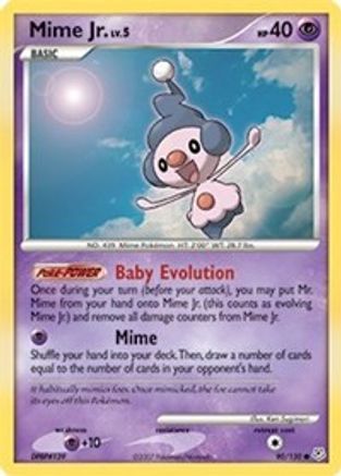Mime Jr. 90/130 - Diamond and Pearl Reverse Holofoil