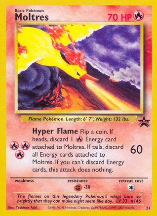 Moltres 21/53 - WoTC Promo