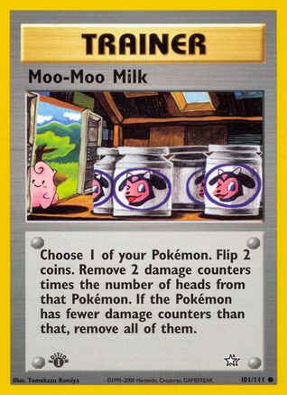Moo-Moo Milk 101/111 - Neo Genesis 1st Edition
