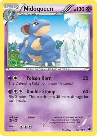 Nidoqueen 42/116 - Plasma Freeze Reverse Holofoil