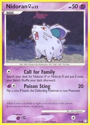 Nidoran F 91/123 - Mysterious Treasures