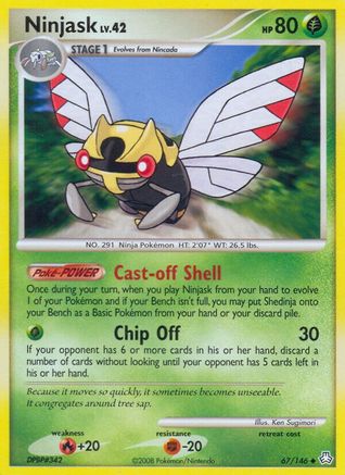 Ninjask 67/146 - Legends Awakened Reverse Holofoil