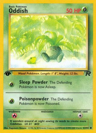 Oddish 63/82 - Team Rocket Unlimited