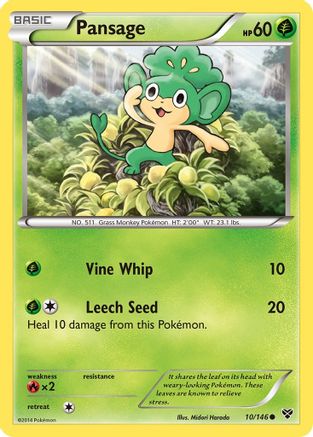 Pansage 10/146 - XY Base Set