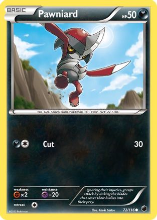 Pawniard (72) 72/116 - Plasma Freeze Reverse Holofoil