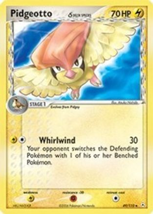 Pidgeotto (Delta Species) 49/110 - Holon Phantoms Reverse Holofoil