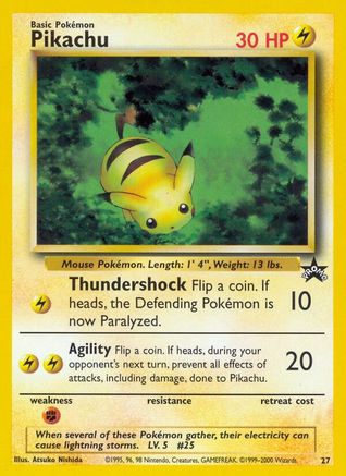 Pikachu (27) 27/53 - WoTC Promo